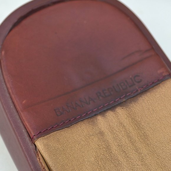 Banana Republic Sandals, Burgundy Red Sandals - Picture 3 of 4